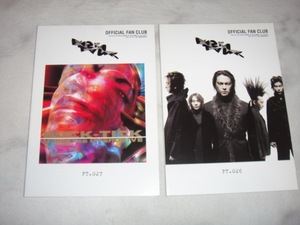 BUCK-TICK/FISH TANK/FC 会報 2冊 no.26+27 /FC/櫻井敦司/THE mortal/BUCKTICK/バクチク/グッズ