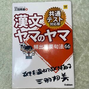 漢文ヤマのヤマ （大学受験超基礎シリーズ） （共通テスト対応版） 三羽邦美／著