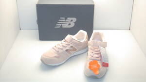 未使用・新品　New Balance ニューバランス YV996 PPK スニーカー ベルト キッズ　23.5cm