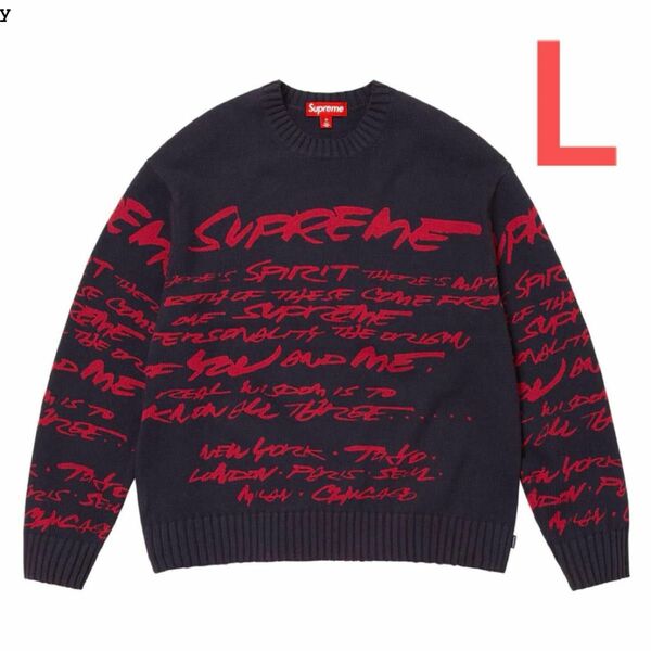 Supreme Futura Sweater Navy L シュプリーム フューチュラ セーター ネイビー