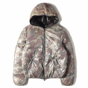 DUVETICA Duvetica poketabru reversible car i knee nylon lip Stop duck f- dead down jacket camouflage 50