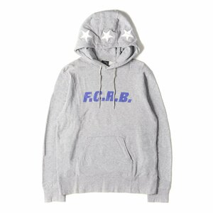 F.C.Real Bristol エフシーレアルブリストル パーカー サイズ:S スターパッチ スウェット パーカー STAR HOOD PULLOVER PARKA グレー