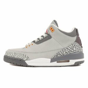 新品 NIKE ナイキ サイズ:28.0cm AIR JORDAN 3 RETRO LS 315297-062 デッドストック エアジョーダン3 レトロ シルバー US10 スニーカー