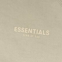 FEAR OF GOD フィアオブゴッド 22SS FOG ESSENTIALS フロッキープリント スウェットシャツ Crewneck ペールグリーン(Seafoam) S_画像4