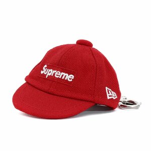 Supreme シュプリーム 14AW New Era Keychain ニューエラ ボックスロゴ ベースボールキャップ キーチェーン キーホルダー レッド コラボ