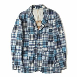 POLO Ralph Lauren ポロ ラルフローレン ジャケット サイズ:S マドラスチェック パッチワーク テーラードジャケット ブルー系 アウター