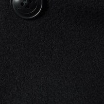 BEDWIN ベドウィン コート サイズ:3 ウール メルトン パテッド ジップ ブレスト ピーコート Pコート BACK IN BLACK ブラック 黒 日本製_画像8