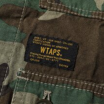 WTAPS ダブルタップス ジャケット サイズ:S 13AW ウッドランドカモ ジャングル シャツジャケット JUNGLE L/S 迷彩 ミリタリー ブランド_画像6