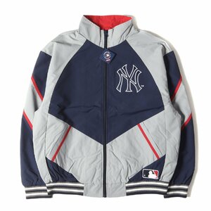 新品 Supreme シュプリーム ジャケット サイズ:M 21AW New York Yankees MLB Track Jacket ナイロン トラックジャケット ネイビー グレー
