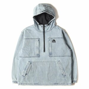 Supreme シュプリーム ジャケット サイズ:L 22AW NIKE ACG Denim Pullover ナイキ デニム プルオーバー ジャケット アノラック インディゴ