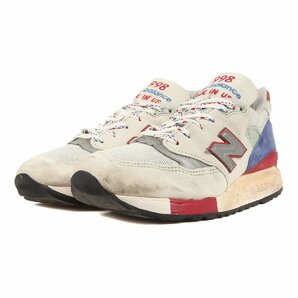 NEW BALANCE ニューバランス サイズ:26.0cm M998 BT MADE IN USA グレー ブルー US8 D アメリカ製 ローカット スニーカー シューズ 靴の画像2