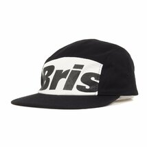 美品 F.C.Real Bristol エフシーレアルブリストル キャップ サイズ:FREE ビッグロゴ ジェットキャップ BIG LOGO JET CAP ブラック 黒 FCRB_画像1