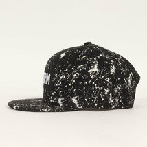 UNIFORM EXPERIMENT ユニフォームエクスペリメント 16AW NEW ERA ドリッピング ベースボールキャップ 9 FIFTY SNAP BACK DRIPPING CAP 黒_画像2