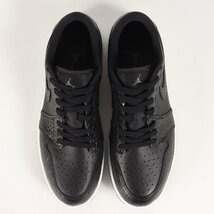 新品 NIKE ナイキ サイズ:29.0cm AIR JORDAN 1 LOW GOLF BLACK CROC (DD9315-003) エアジョーダン1 ロー ゴルフ クロコ ブラック 黒 US11_画像4