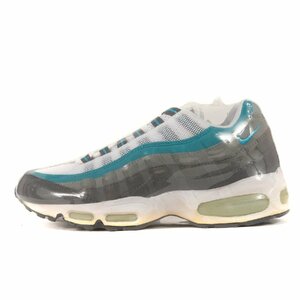 新品 NIKE ナイキ サイズ:27.5cm AIR MAX 95 デッドストック / 2005年製 / 306251-132 エア マックス95 ホワイト エーゲブルー 白青 US9.5