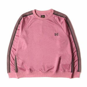 Needles Нидорс 23SS Вышитый грузовик Круглый воротник рубашка Track Crew Neck Shirt Papiyon