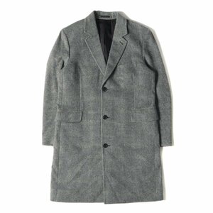 Paul Smith ポールスミス コート サイズ:L2 グレンチェック カシミヤ シングル 3B チェスターコート GLEN CHECK CASHMERE CHESTER-COAT