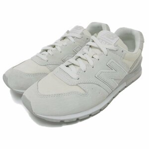 NEW BALANCE ニューバランス サイズ:24.0cm CM996TA2 スニーカー ローカット レースアップ Nロゴ ワイズD オフホワイト シューズ