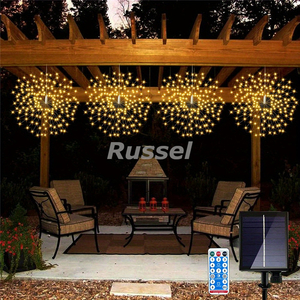 ガーデン ライト 吊り下げ式 点灯モード 8つ ソーラー ライト おしゃれ かわいい リモコン 防水 プレゼント 装飾品 ホワイト カラフル 4-7