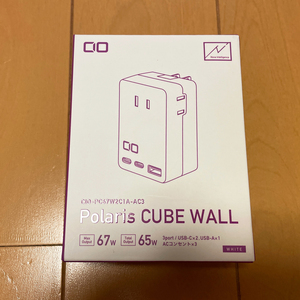 【新品】CIO Polaris CUBE WALL 壁挿し 電源タップ CIO-PC67W2C1A