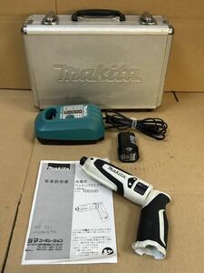 【た-1-88】makita 充電式 ペンインパクトドライバ 充電器付き 動作品 中古品 マキタ 電動工具 