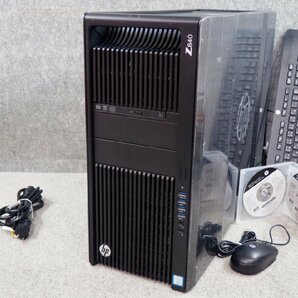 [092]☆ 14コア×2個！ ☆ hp workstation Z840 14C E5-2697 v3 2.60GHz×2/256GB/SSD 960GB＋SSD 1.6TB/Quadro P4000 ☆の画像1