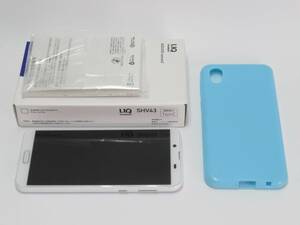 [F812] UQモバイル UQmobile AQUOS sense2 SHV43 シルキーホワイト 中古美品