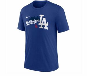 【正規品】ロサンゼルス ドジャース ナイキ Tシャツ XLサイズ　大谷翔平 山本由伸 シティコネクト NIKE MLB メジャーリーグ ロイヤルブルー