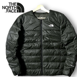 新品 THE NORTH FACE ノースフェイス 軽量 高機能中綿T-BALL AIR エコダウンジャケット インナーダウン ダウンカーディガン M ◆B2932