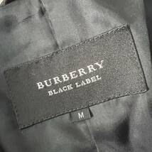 B23〈希少カラー！〉バーバリー ブラックレーベル【洗練されたお洒落】ピーコート Pコート ウール アイボリー M BURBERRY BLACK LABEL_画像7