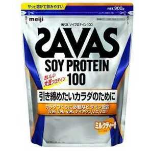 ザバス(SAVAS) ソイプロテイン100 ミルクティー風味 (900g)★送料無料★賞味期限2024/12の画像1