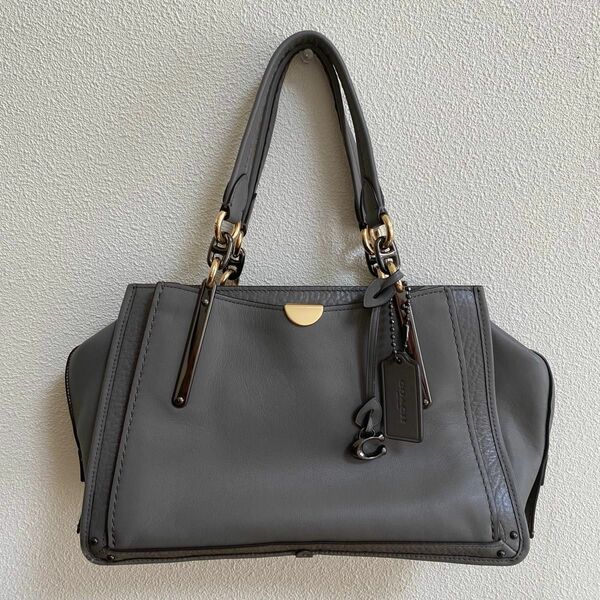 【used】COACH ドリーマー 2WAY ハンドバッグ ショルダーバッグ グレー