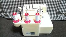 日本製　　babylock　1本針3本糸　衣縫人BL３４ 　試し縫い済み　　きれいにかがれます。_画像6