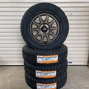 マッドクロスレンジャー新品TOYOオープンカントリーRT 155/65R14 エブリィアクティハイゼット　リフトアップ　軽トラ 軽バン ブロンズ