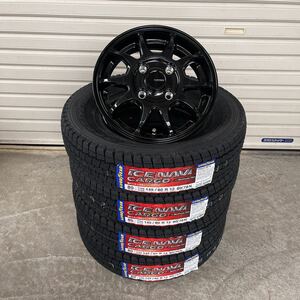 Gspeed G06◆ 新品スタッドレス145/80R12 グッドイヤーアイスナビカーゴ　軽トラ軽バンエブリィアクティハイゼットアトレーキャリー