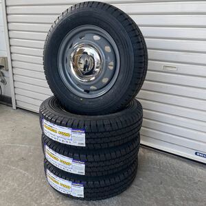 《ネオキャロ》 グッドイヤー　カーゴプロ145/80R12エブリィアクティハイゼットクリッパーN-VAN 軽トラ 軽バン 4本セット グレー