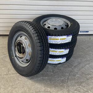 《ネオキャロ》 グッドイヤー　カーゴプロ145/80R12エブリィアクティハイゼットクリッパーN-VAN 軽トラ 軽バン 4本セット グレー