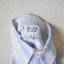 アルマーニ ジュニア ARMANI JUNIOR 130cm シャツ キッズ 子供服 男の子 イタリー製_画像7