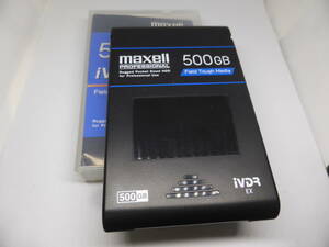 MAXELL マクセル　業務用カセット式HDD iVDR-EX 500GB