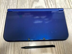  used beautiful goods!new Nintendo 3DS LL body. metallic blue 