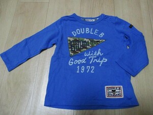  Miki House double B* pretty long sleeve T shirt * size 90.