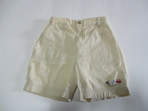  Familia * waist rubber. pretty stretch cotton short pants * size 100.