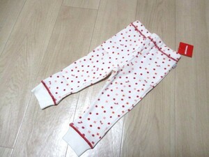 未使用・ミキハウス・可愛いサーマル地パンツ・サイズ９０㎝・定価3800円