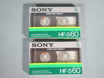 生テープ5点セット★TDK AD46/National RT-90ED/SONY HF-S60 未開封未使用 カセットテープ ノーポジ 当時物_画像4