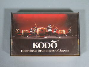 ⑥カセットテープ【KODO 鼓童】Heartbeat Drummers of Japan 和太鼓パフォーマンス 海外版 当時物★USEDジャンク品