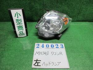 ワゴンＲ DBA-MH34S 左 ヘッド ランプ ライト ASSY FX ZJH フィズブルー(PM) コイト 100-59316 240023