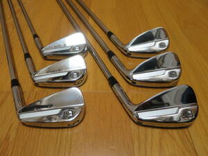 WILSON STAFF MODEL BLADE IRON SHIMADA SHAFT K's-3001 105 FLES-S 5I-9I,PW / ウィルソン スタッフ モデル ブレード ６本セット【美品】