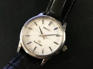 !! SEIKO セイコー Grand Sieko グランドセイコー GS 腕時計 メンズ 8J55-0AA0 ホワイト文字盤 ラウンドフェイス 可動品