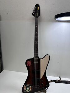 ♯【Epiphone】エピフォン　サンダーバード　ベース　ジャンク品　音出しNG　ストラップ取付パーツ欠品　