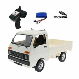 新発売 バッテリー2本 白 WPL D22 D12姉妹機 ラジコンカー 軽トラック RC 1/10 2.4G 2WD RTR ドリフト スズキ キャリー SUZUKI CARRY 大発